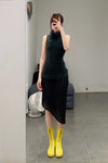 Marc Le Bihan Silk Shrink Turtleneck Top 26951 Series MLB-26951 E23-HEI Black 26951 E23